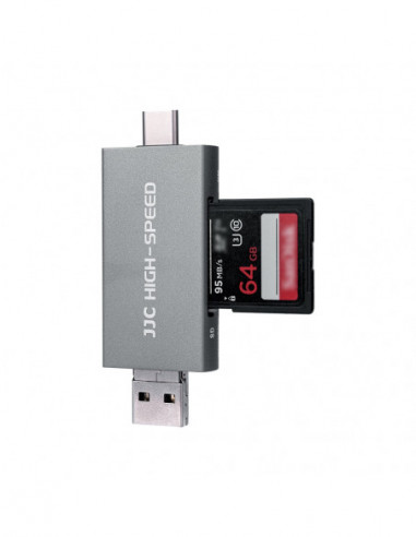 CR UTC5AC Memory Card Reader grijs