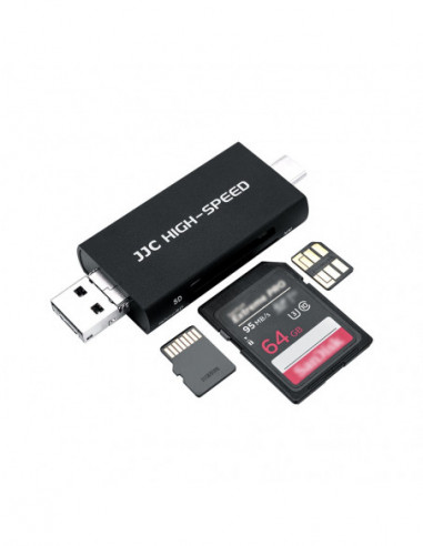 CR UTC5AC Memory Card Reader zwart