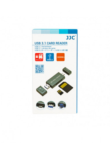 CR UTC4AC USB 3.1 Card Reader Grey