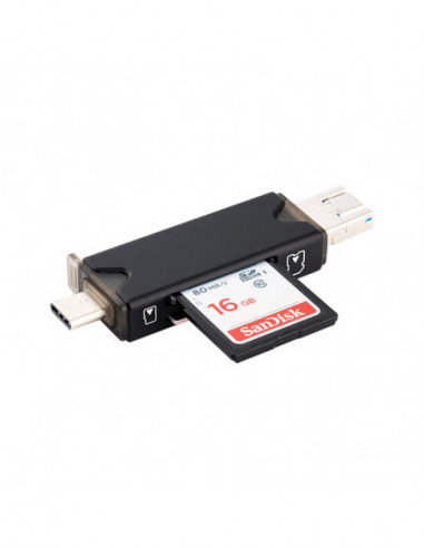 CR UTC3 BLACK USB 3.0 Card Reader