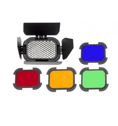 Godox Barndoor og Gel kit til AD200 Flash  1