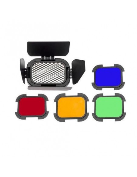 Godox Barndoor og Gel kit til AD200 Flash  1