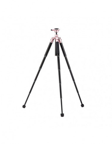 Free 1 Aluminium Roze / Zwart Tripod