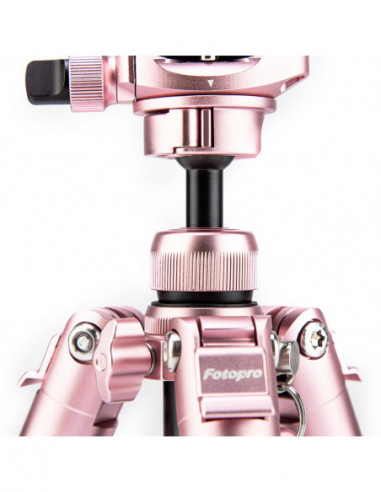 Free 1 Aluminium Roze / Zwart Tripod