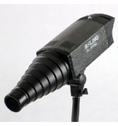 Snoot med bicelle og 4 farvefiltre - Til bowens S bajonet 3 punktsfatning 0 2