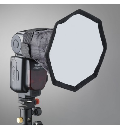 Strobist softbox 21cm oktogon - Foldbar med taske 0