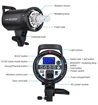 Godox SK 300II Studio flash 2
