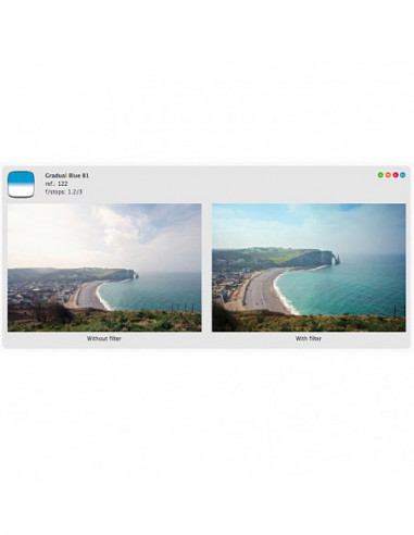 Filter P122 Gradual Blue B1