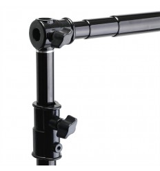 Transportabelt baggrundsstativ 140-360cm x 275 cm sort 0 2