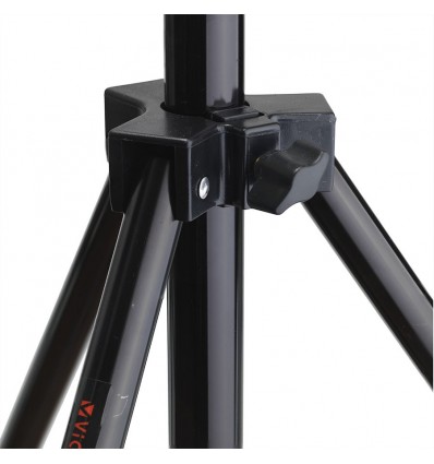 Transportabelt baggrundsstativ 140-360cm x 275 cm sort 4