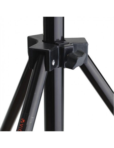 Transportabelt baggrundsstativ 140-360cm x 275 cm sort 4