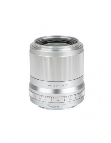 Z 33 F1.4 AF Nikon Z Mount APS C Silver