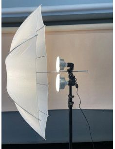 2 LED Bi-color lamper og...