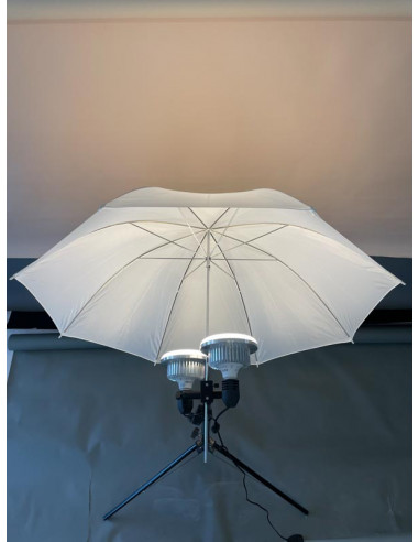 2 LED Bi-color lamper og stativ sæt...