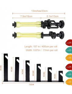 6 hooks expander sæt