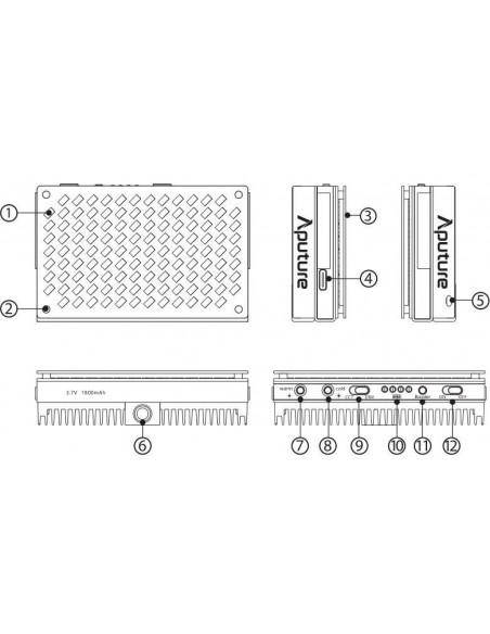 Amaran Aputure AL-MX Mini LED
