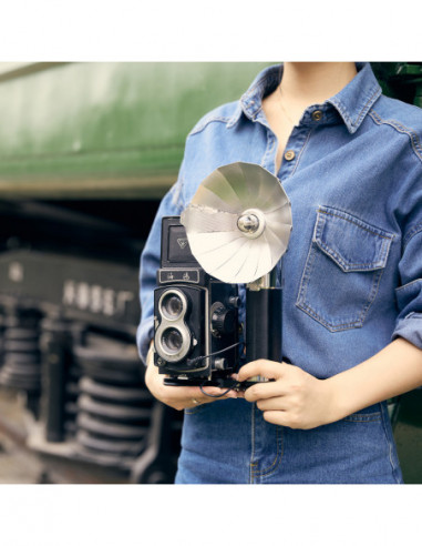 Lux Master Retro Camera Flash Black