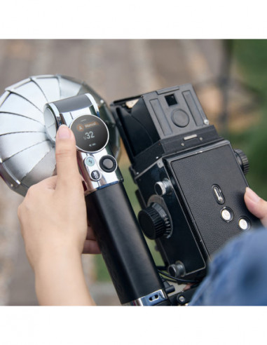 Lux Master Retro Camera Flash Black