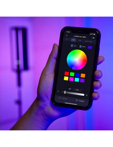 LED LC500R MINI Light tube RGB Wit