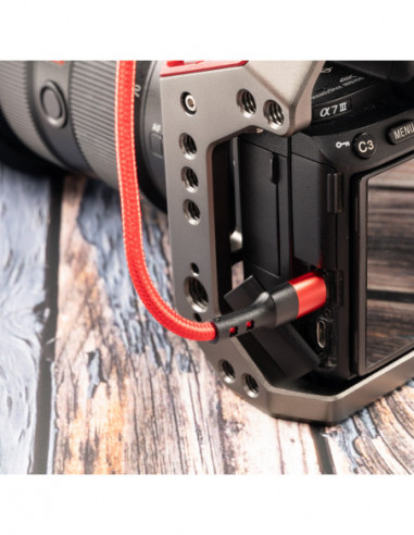 USB C to USB C 60W Cable 30cm Red