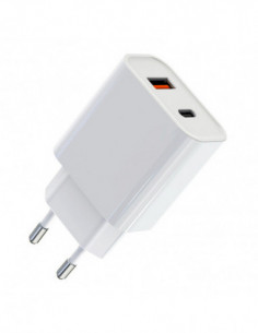 20W Wall Charger USB C + USB A
