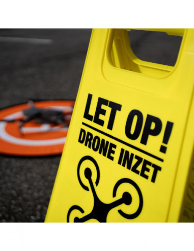 Drone Waarschuwingsbord Nederlands