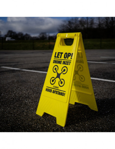 Drone Waarschuwingsbord Nederlands