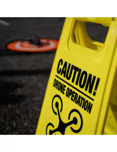 Drone Waarschuwingsbord Engels