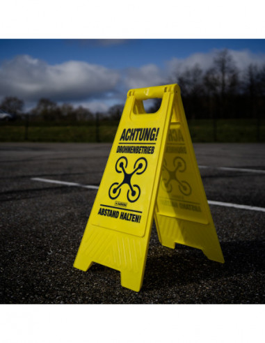 Drone Waarschuwingsbord Duits