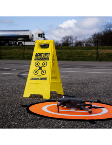 Drone Waarschuwingsbord Duits