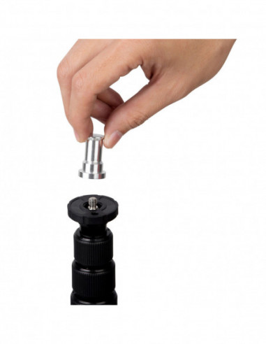 Lampstatief Carbon TR 02C Zwart + Oranje