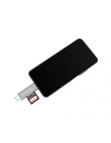 CR UCL1 Memory Card Reader Grijs