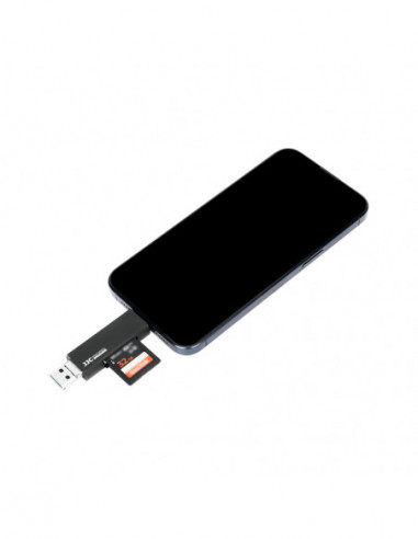 CR UTC3II Memory Card Reader Gray