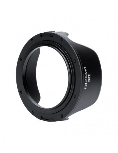 LH YN50F18II BLACK Lens Hood