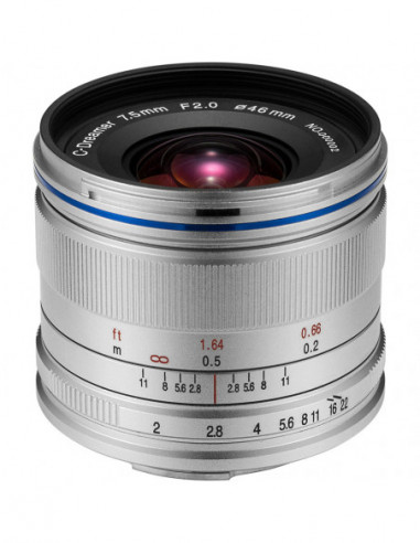 7.5mm f/2 MFT (Standard Silver)