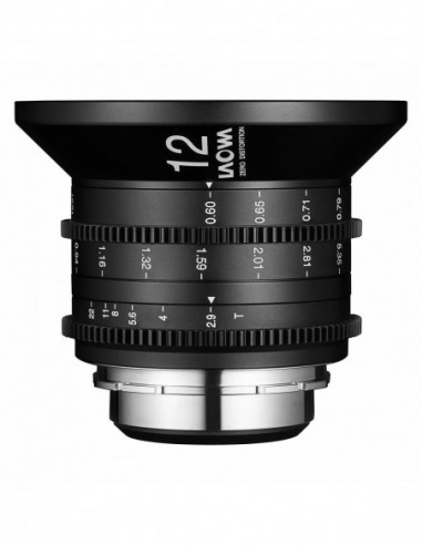 12mm T2.9 Zero D Cine (Meters) Canon EF