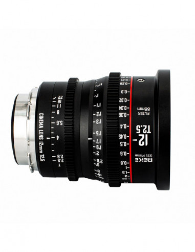 12mm T2.5 Super 35 Prime Cinema Lens...