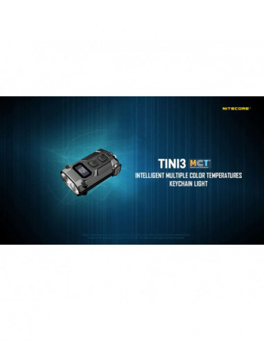 TINI 3 Keychain Light Black