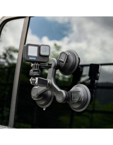 PGYTECH CapLock Three arm Suction Mount