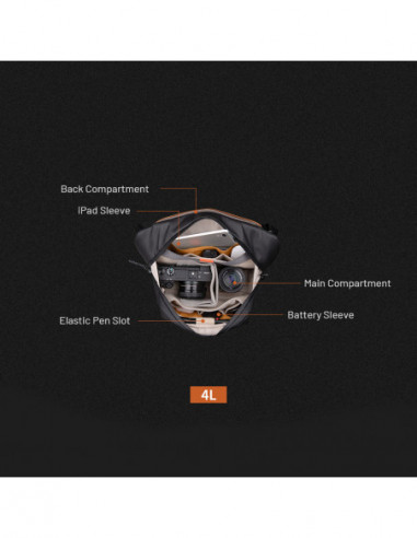 PGYTECH OneGo Solo V2 4L(Obsidian)