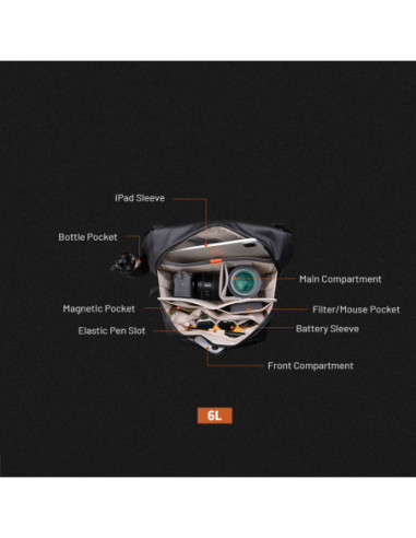 PGYTECH OneGo Solo V2 6L(Obsidian)