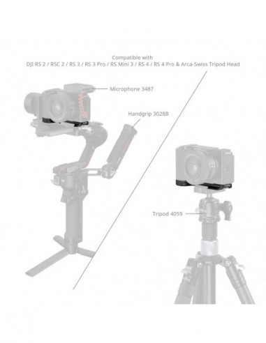 4950 Baseplate for Sony ZV E10 II