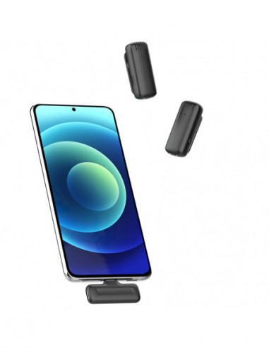 J12 Wireless Lavalier Microphone with...