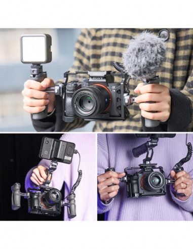 Camera Cage for Sony A7M4/A7M3/A7R3