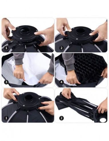 LAS002 40cm Octagonal Softbox with...