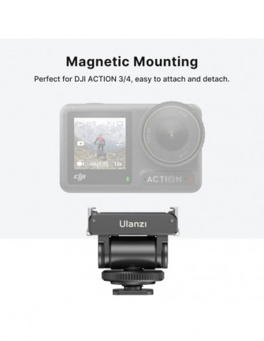 CA22 Cold Shoe Ball Head For Action 3/4