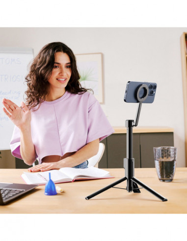 AB403 Magnetic Selfie Stick Pro Black