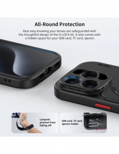 O LOCK Phone Case For iPhone 15 Pro Max