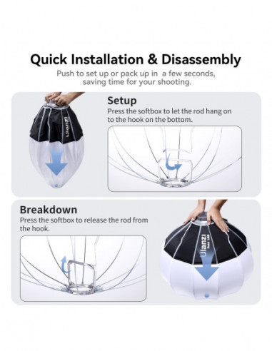 LAS005 80cm Lantern Softbox with...