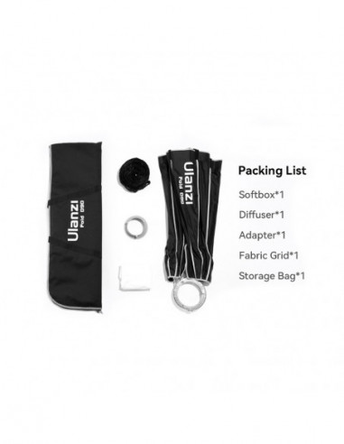 LAS003 90cm Parabolic Softbox with...